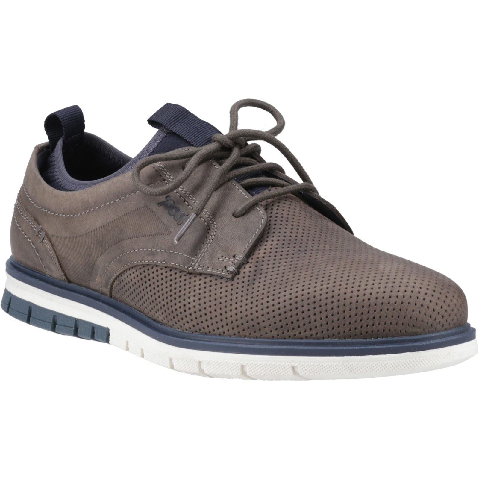 Pod Murphy Chaussures À Lacets Pour Hommes En Cuir Grises