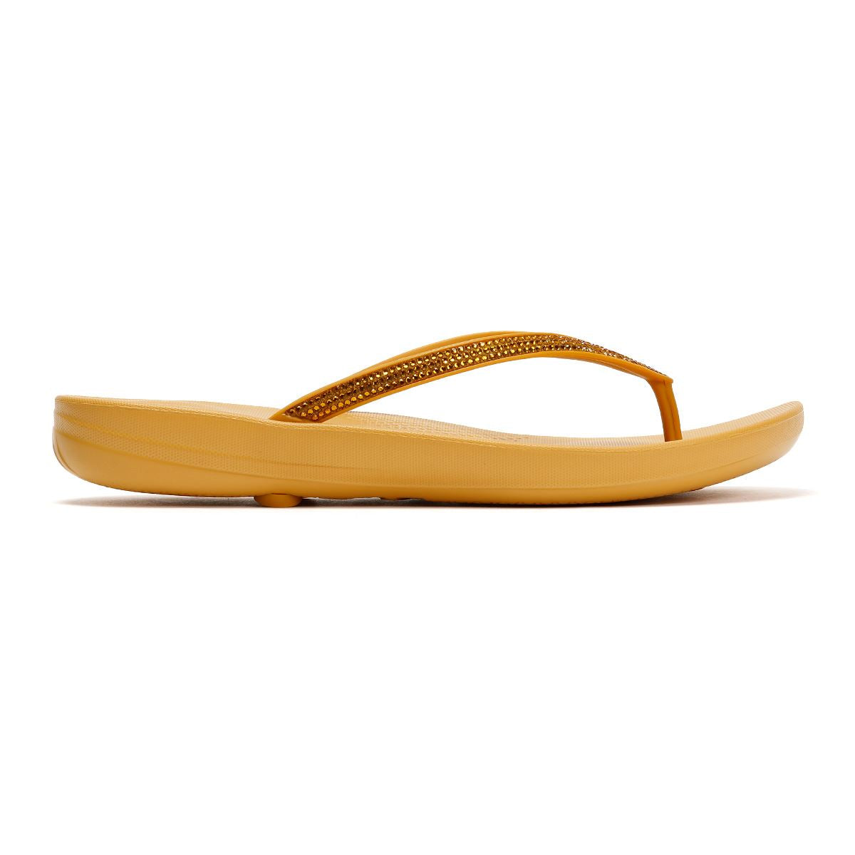FitFlop Iqushion Sparkle Tongs Brunes Pour Femmes