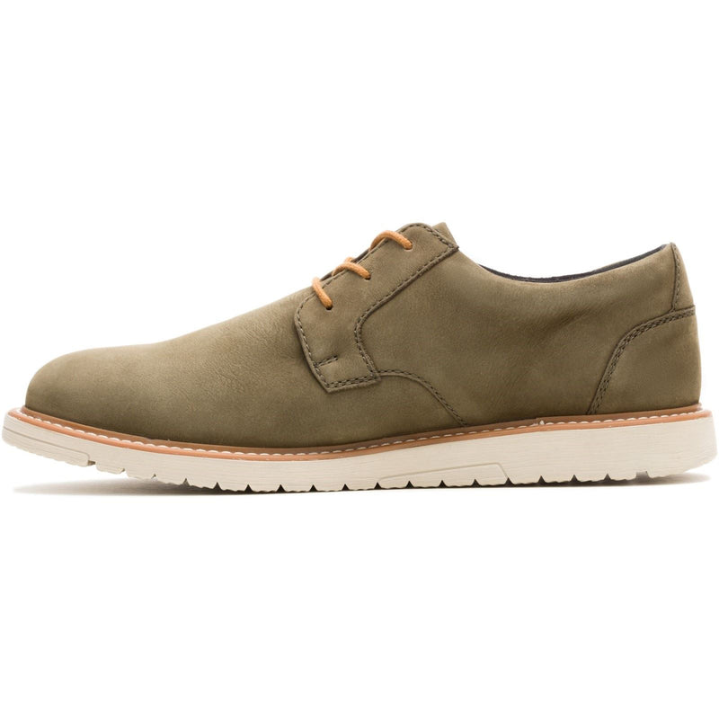 Hush Puppies Jenson Oxford Chaussures À Lacets En Cuir Pour Homme Couleur Olive