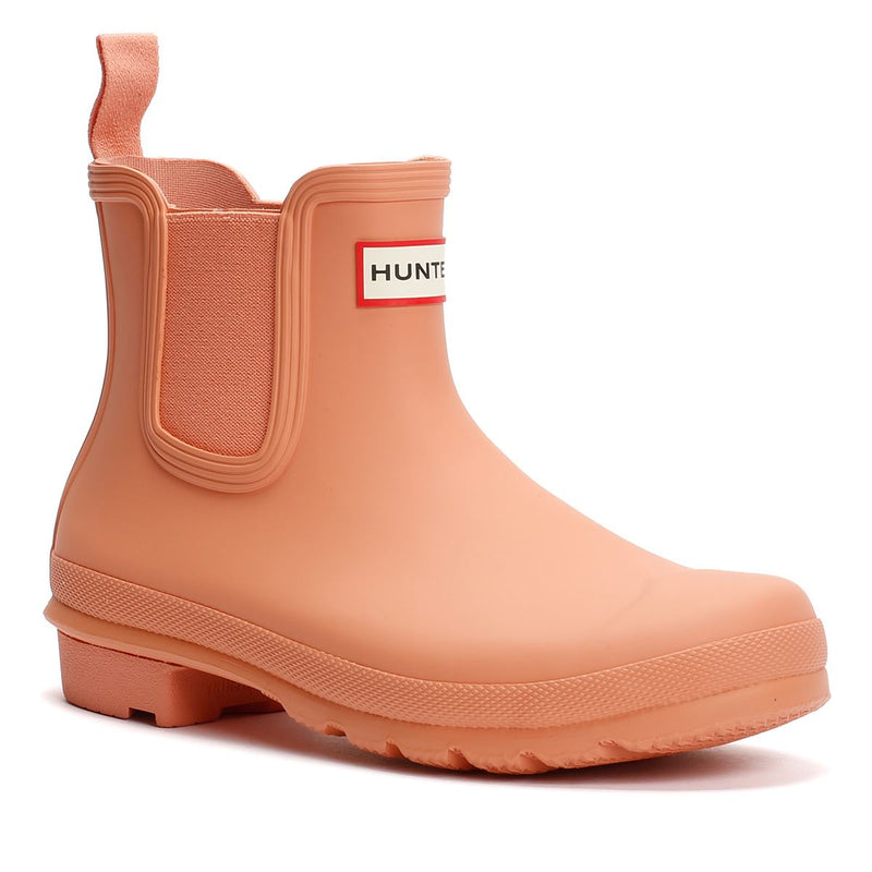 Hunter Original Chelsea Bottes De Pluie En Caoutchouc Pour Femmes Roses