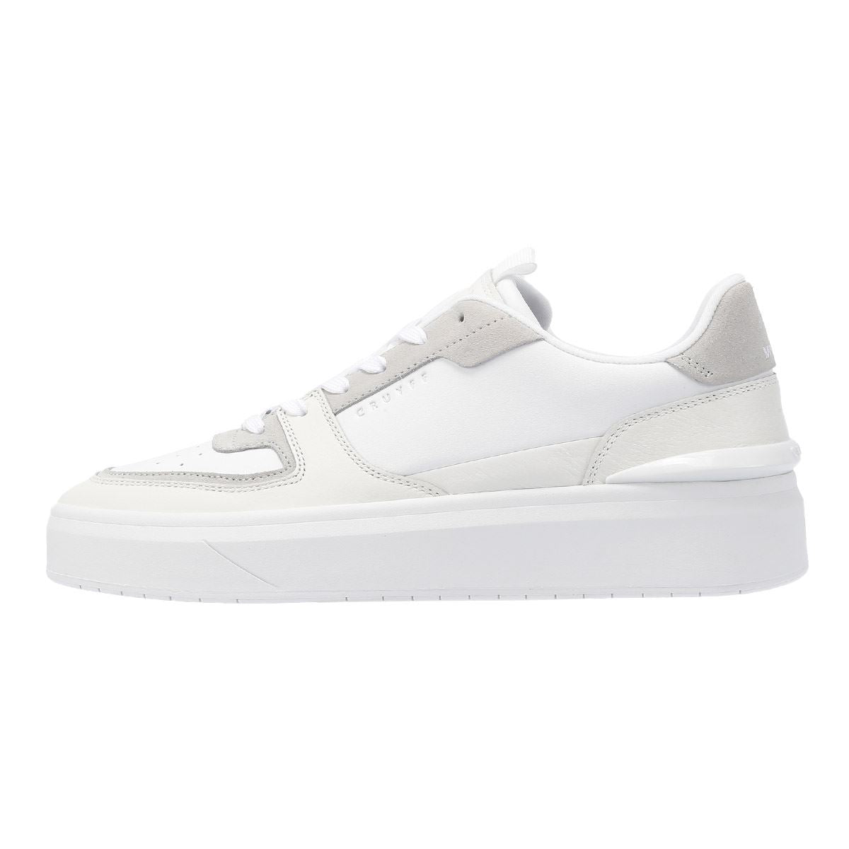 Cruyff Surefire Tennis Baskets Blanches En Cuir Pour Hommes