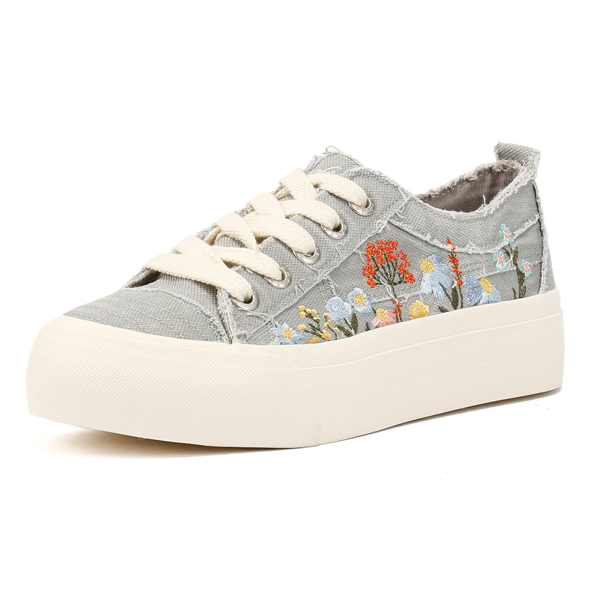 Blowfish Malibu Sadie Sun Chaussures De Sport Grises Pour Femmes