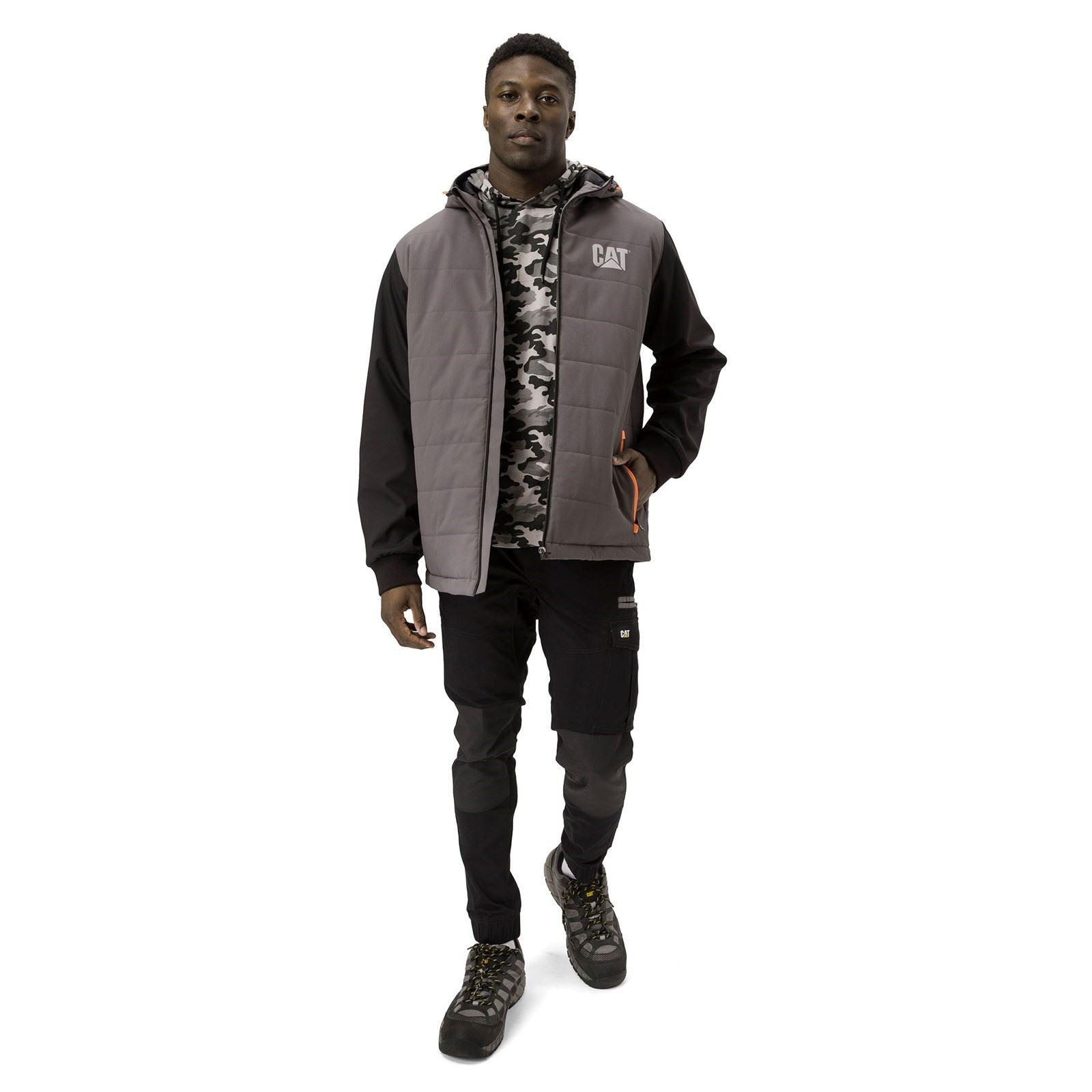 Caterpillar Tech Hybrid Veste Noire Pour Homme