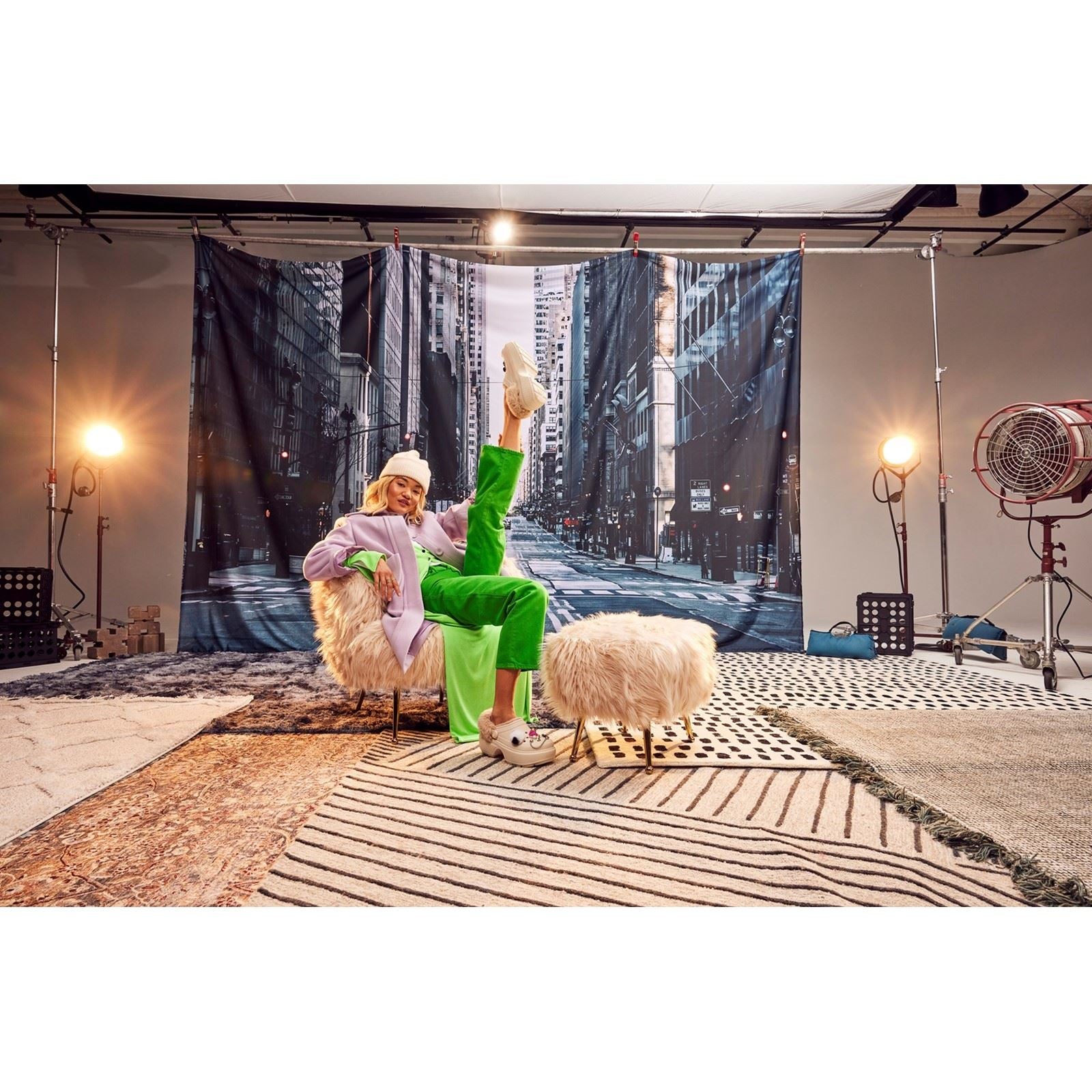 Crocs Stomp Lined Sabots en stuc pour femmes Eva