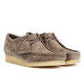 Clarks Chaussures À Lacets Grises En Daim Wallabee Originals Pour Hommes
