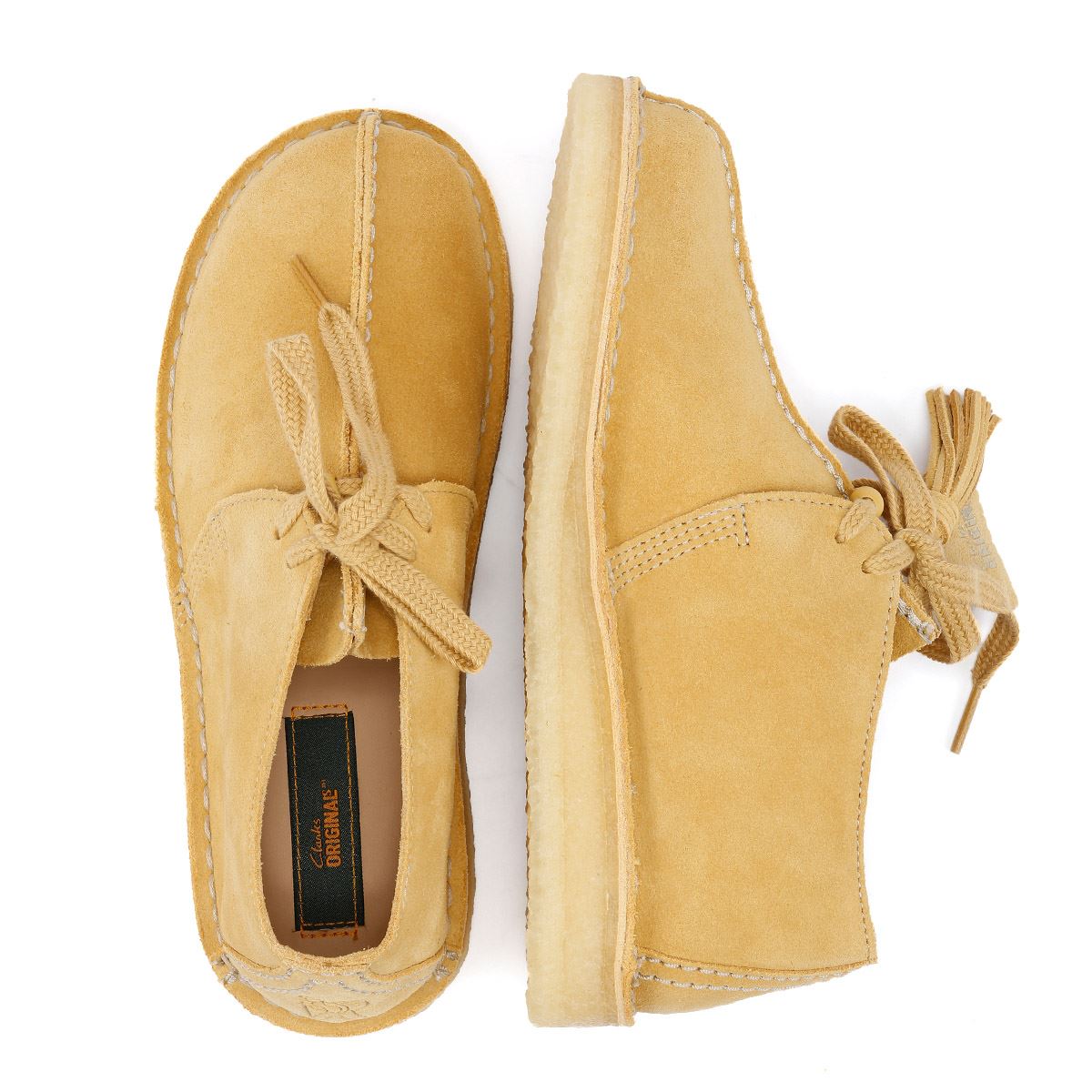 Clarks Originals Desert Trek Chaussures Pour Femmes En Suède Marron