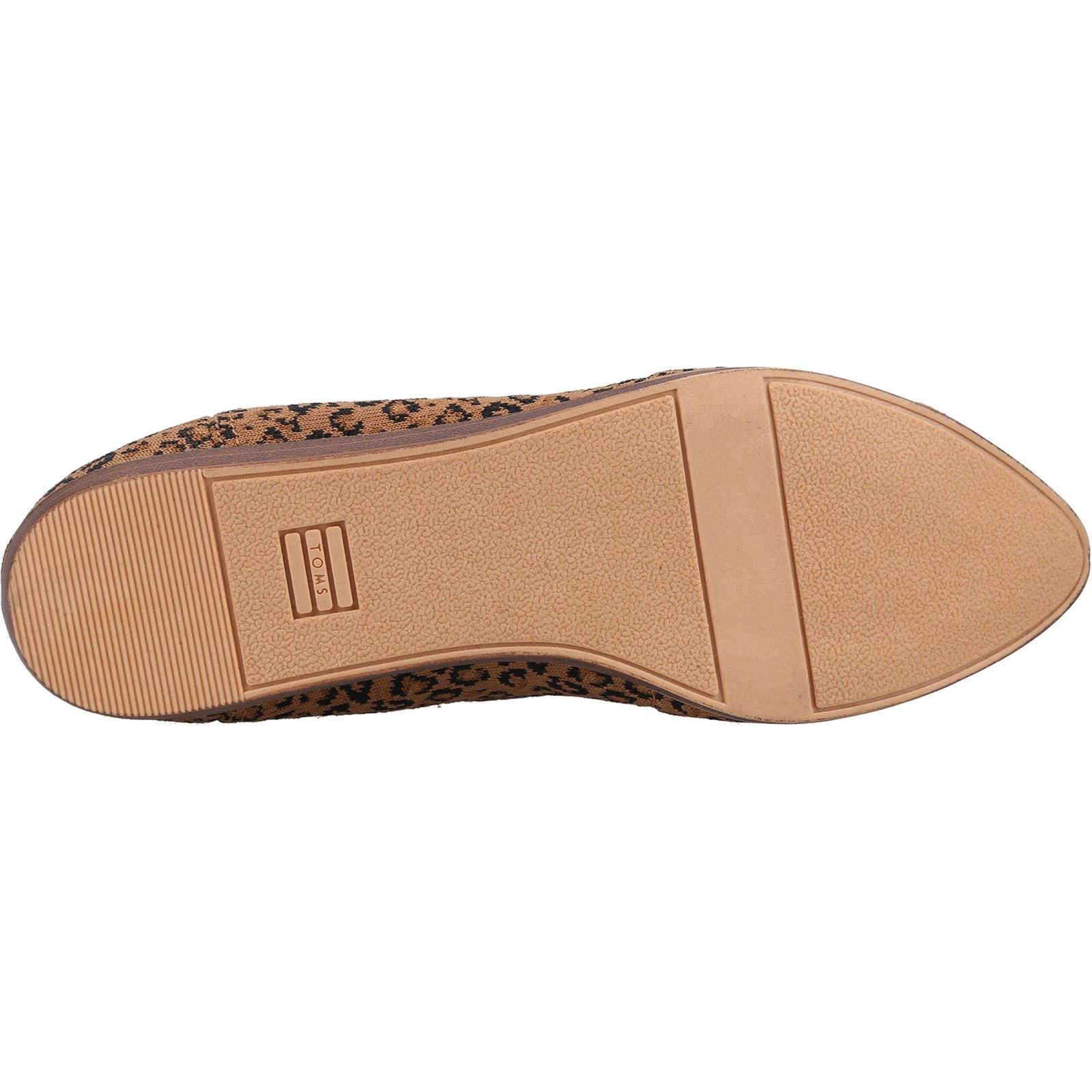 TOMS Katie Chaussures Plates Marron Pour Femmes En Coton À 100 %