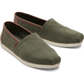 TOMS Alpargata Classic Espadrilles Pour Hommes En Mélange De Coton, Couleur Sauge Foncé