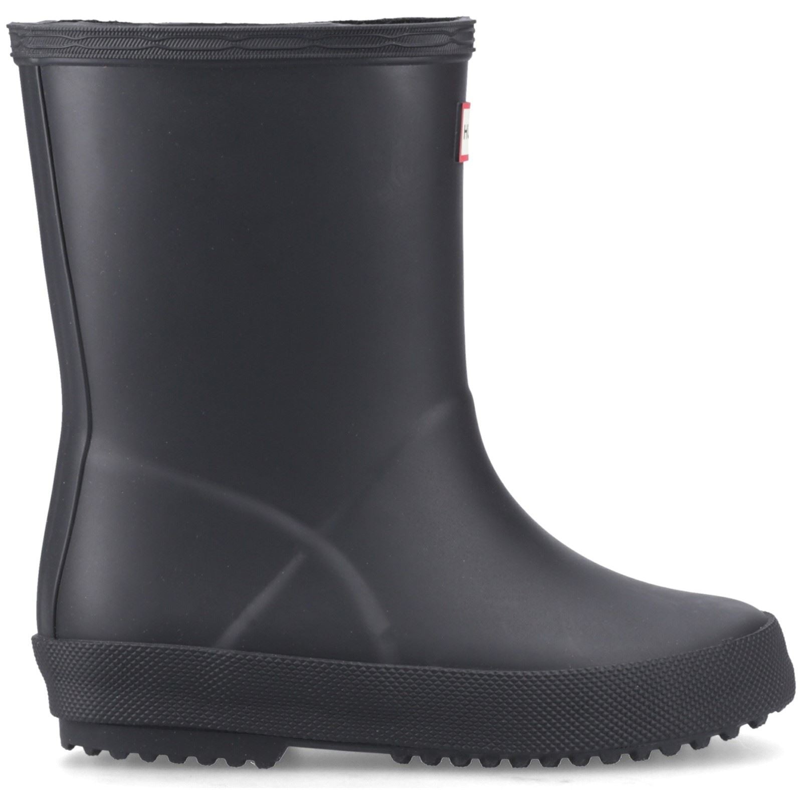 Hunter Kids First (Matte) Bottes En Caoutchouc Noires Unisexes Pour Enfants