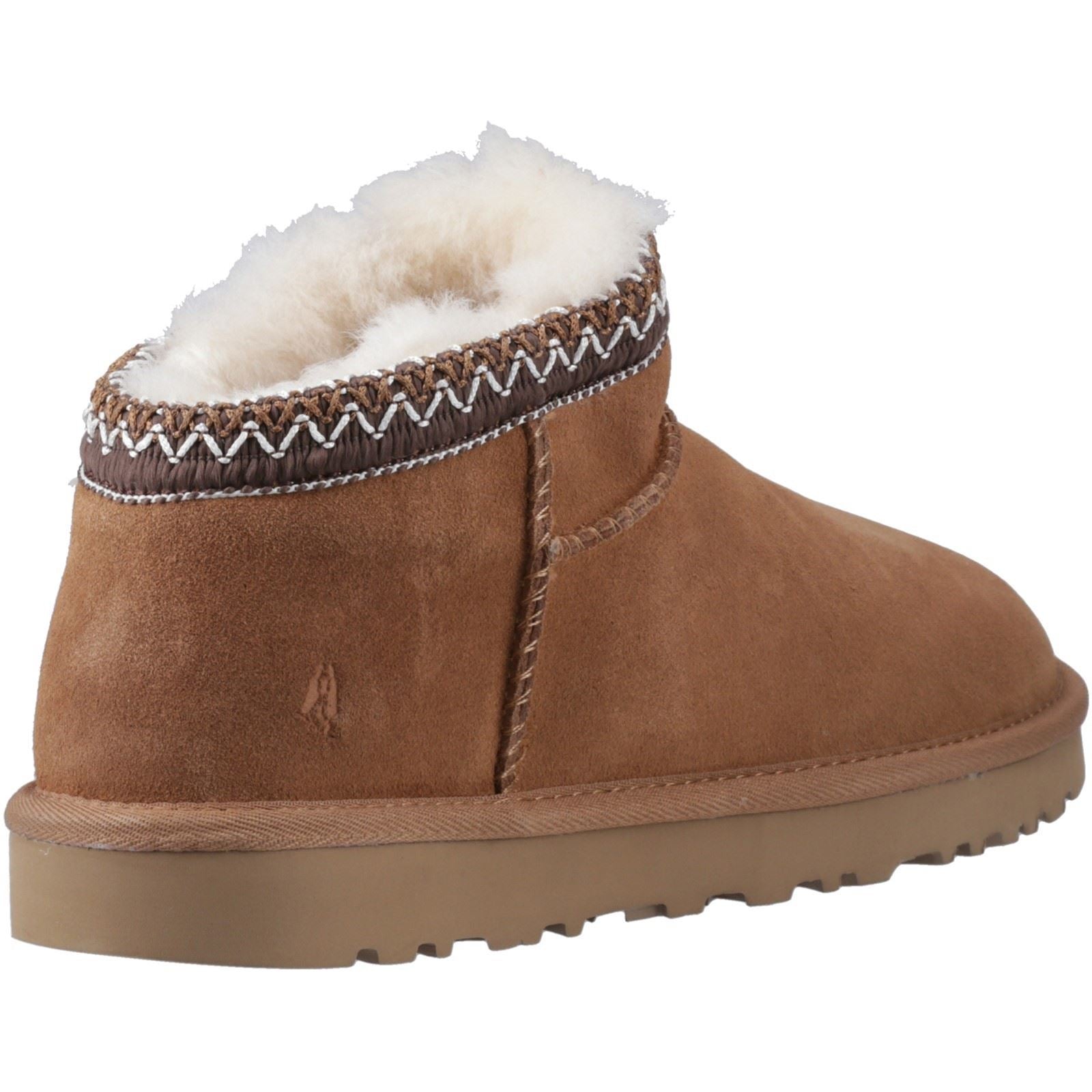 Hush Puppies Sloane Chaussons Pour Femmes En Daim Beige