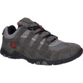 Hi-Tec Quadra II Chaussures De Randonnée Pour Hommes En Suède Gris / Rouge Vif