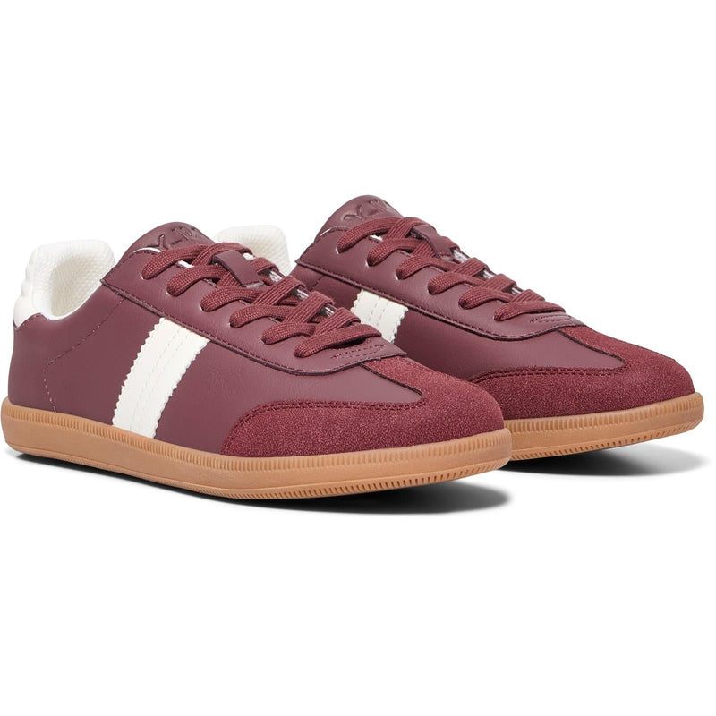 ONLY Amber Chaussures De Sport Pour Femme En Polyester Bordeaux/crème
