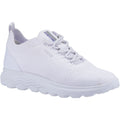 Geox D Spherica A Baskets Blanches En Cuir Pour Femmes