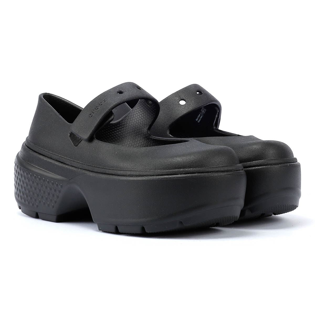 Crocs Stomp Mary Jane Chaussures Noires Pour Femmes