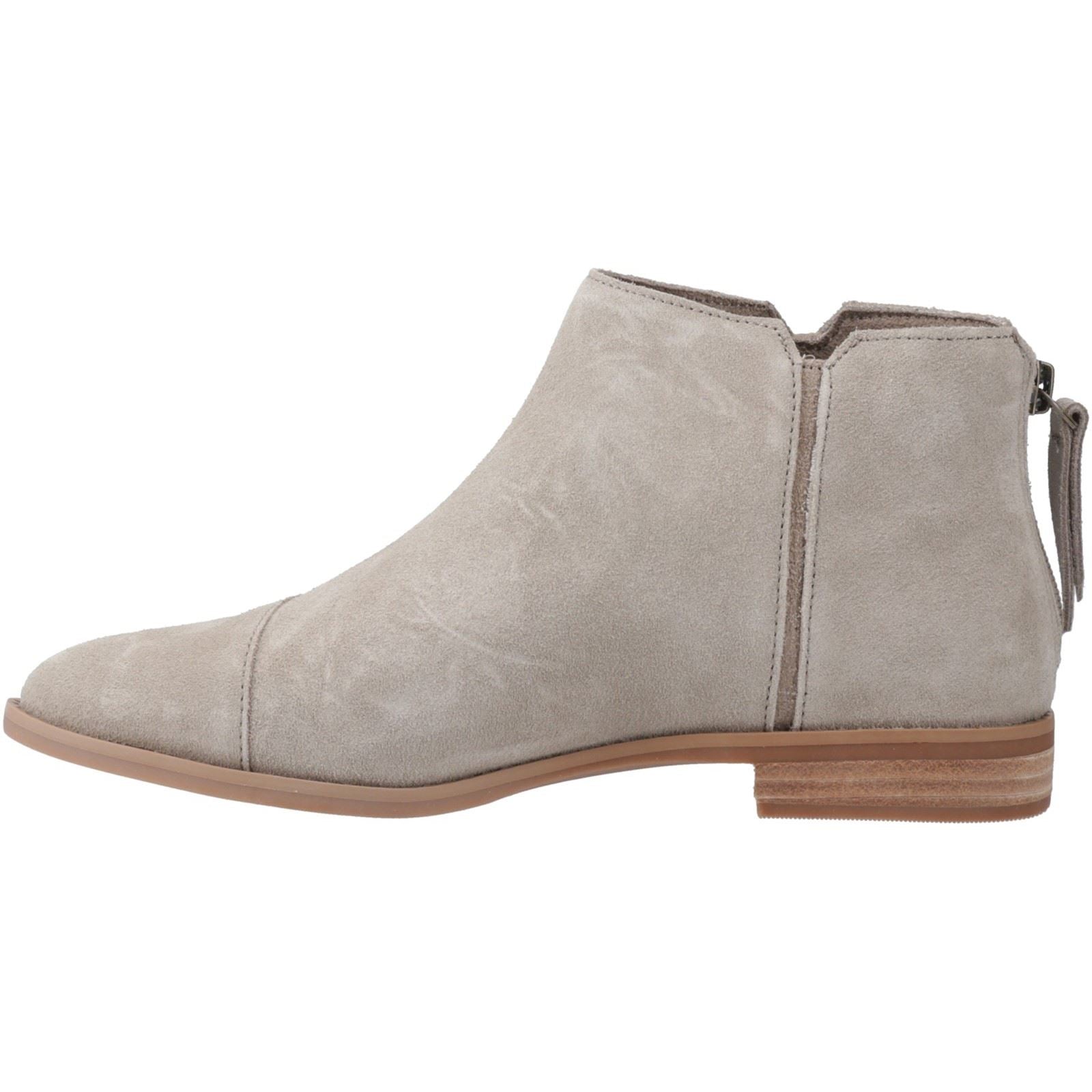 TOMS Rylie Bottes Naturelles En Cuir Pour Femmes