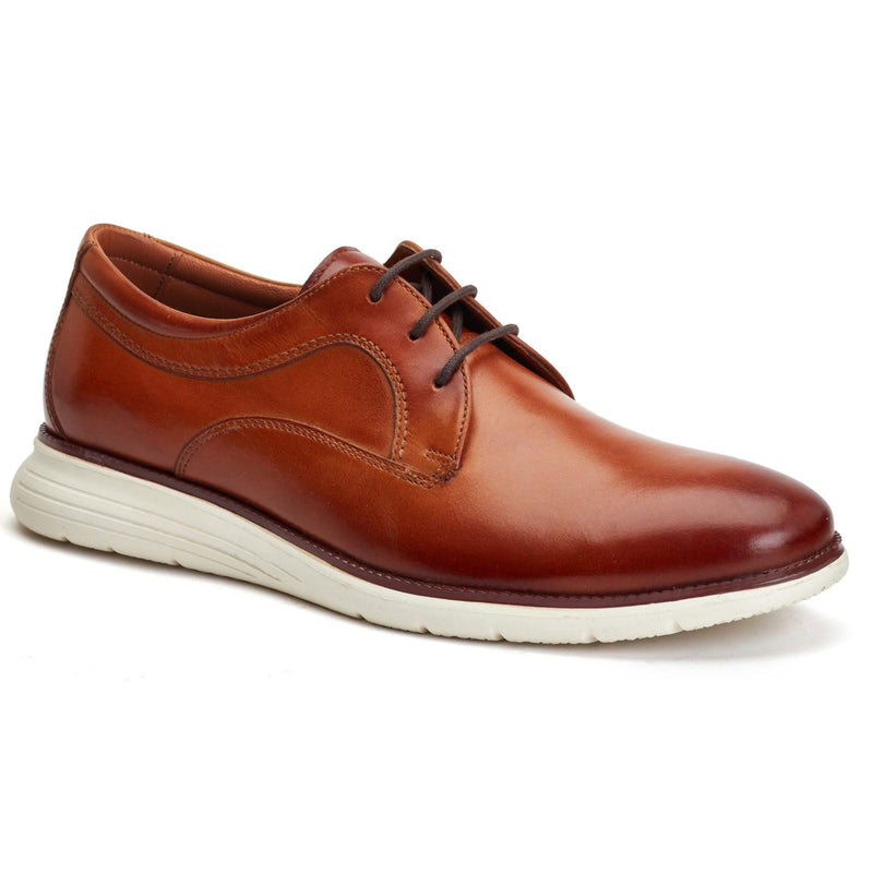 Base London Wing Chaussures Derby En Cuir Pour Homme Couleur Tan Brûlé