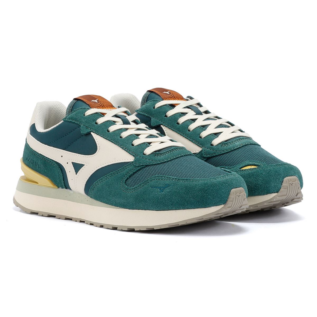 Mizuno RB87 Baskets En Daim Vert