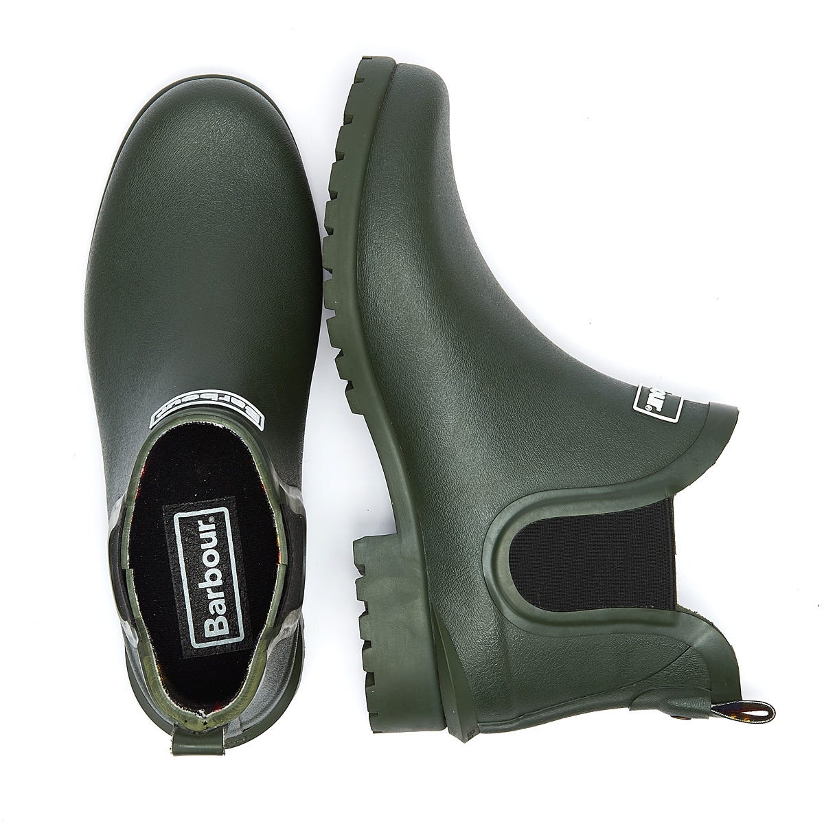 Barbour Wilton Bottes Vert Olive Pour Femme