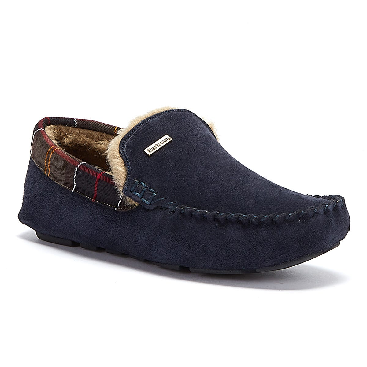 Barbour Monty Chaussons Bleu Marine Pour Hommes