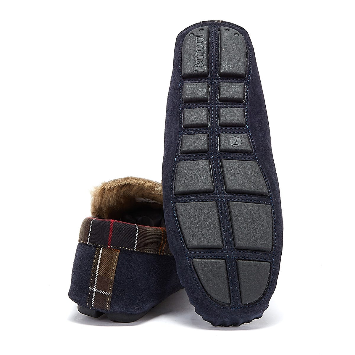 Barbour Monty Chaussons Bleu Marine Pour Hommes