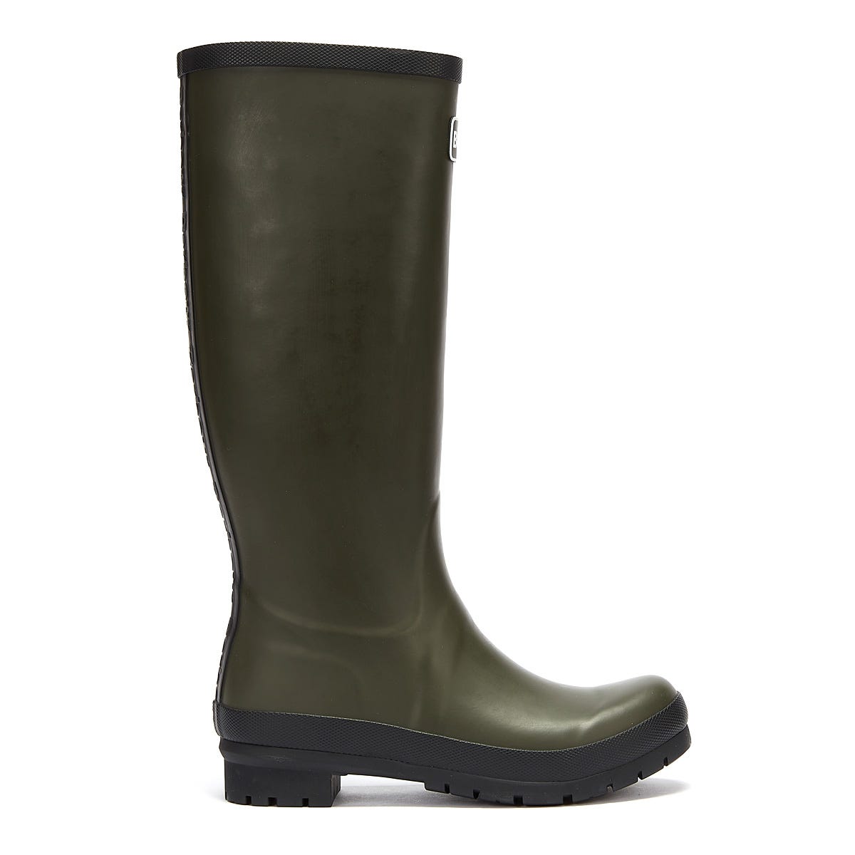 Barbour Abbey Bottes en caoutchouc vert olive pour femmes