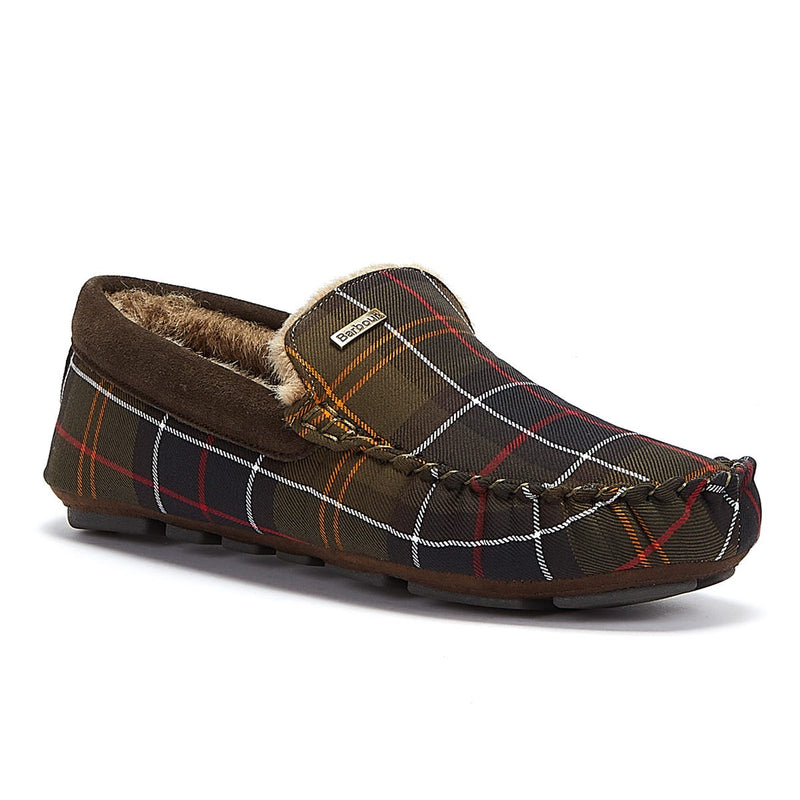 Barbour Monty Mens Tartan Slippers