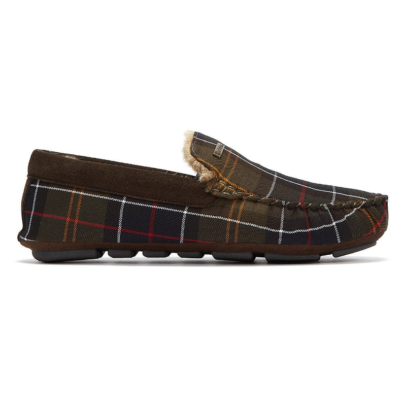 Barbour Monty Mens Tartan Slippers