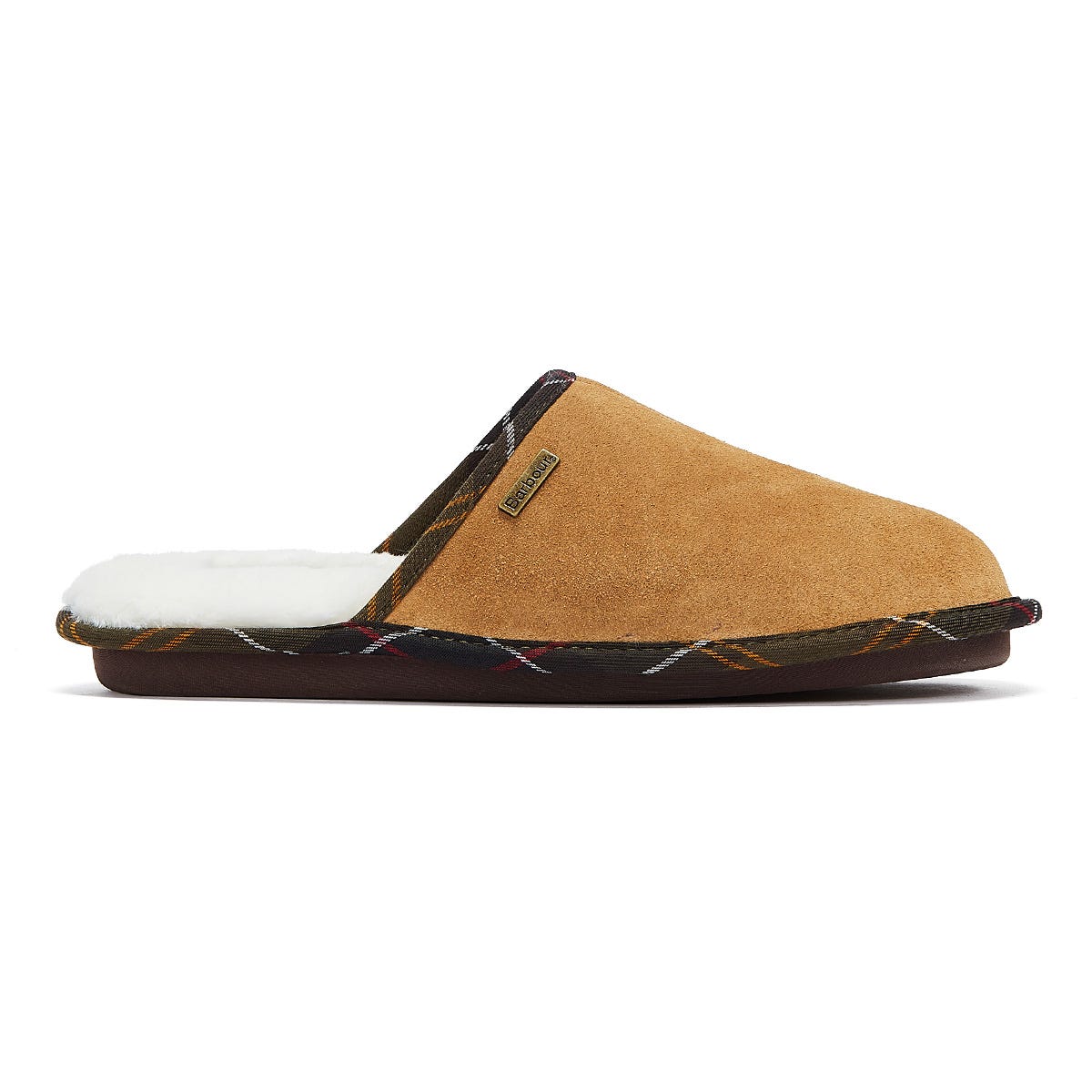 Barbour Young Suede Pantoufles Sable Pour Hommes