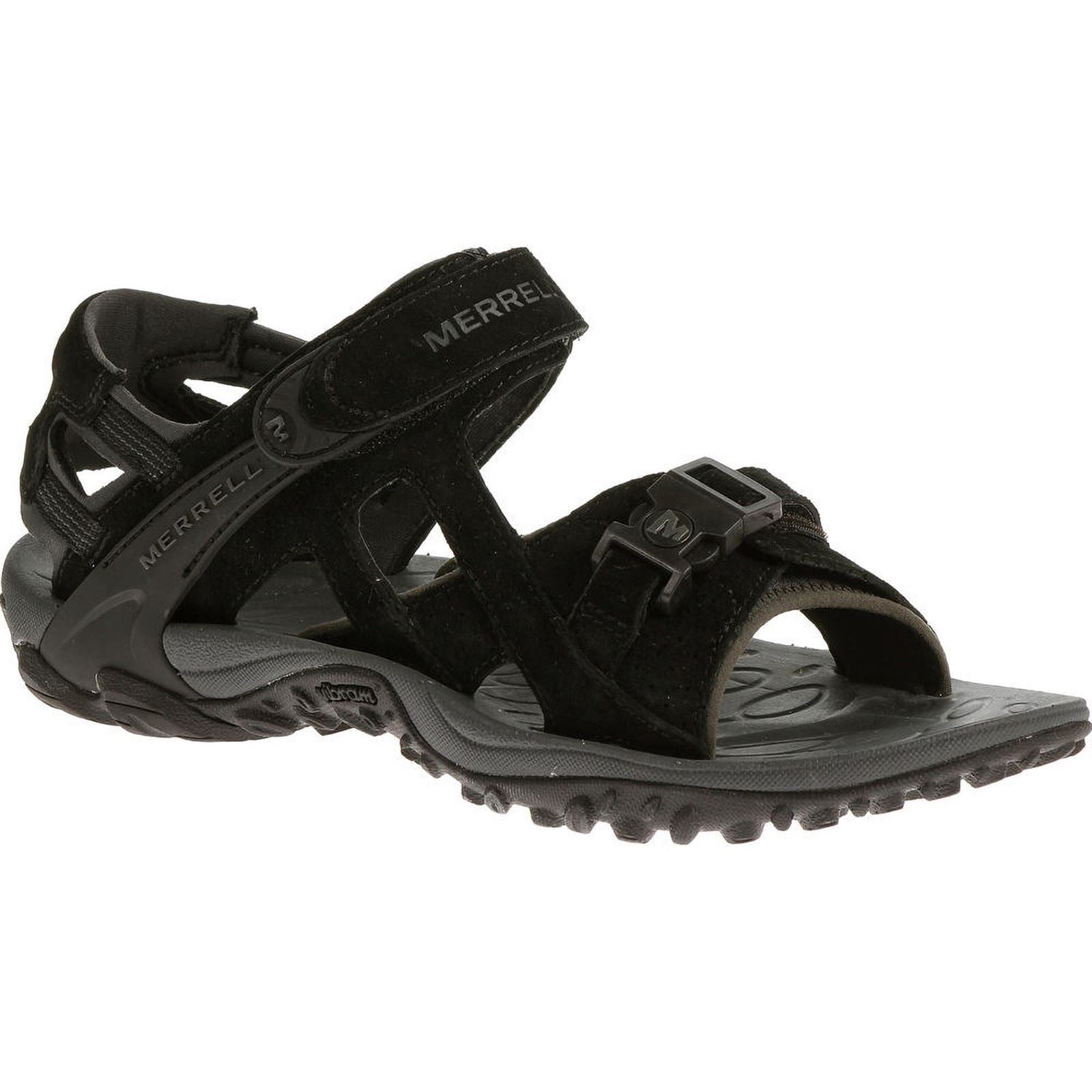 Merrell Kahuna III Sandales Noires Pour Hommes En Suede