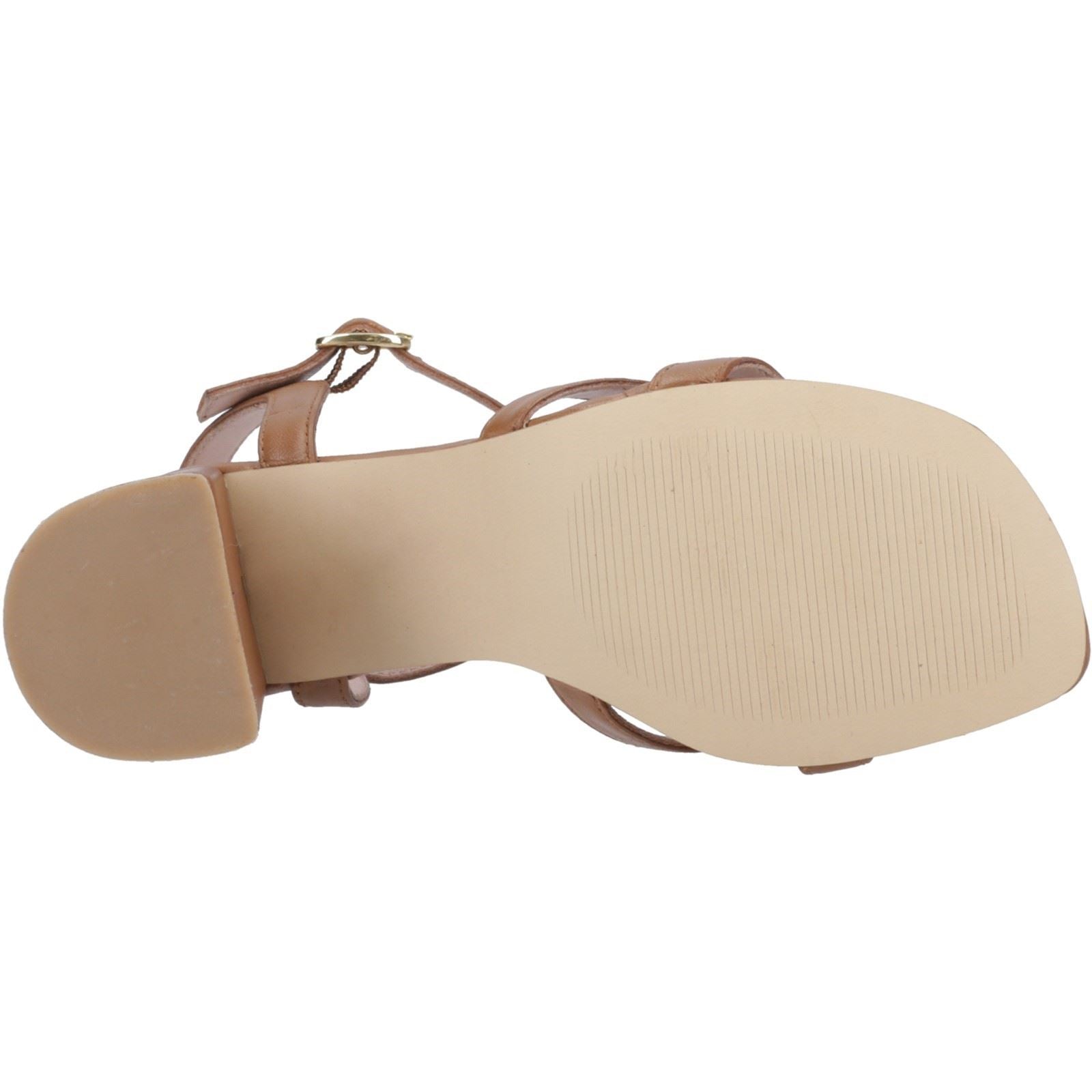 Hush Puppies Nalani Sandales En Cuir Pour Femme Couleur Tan