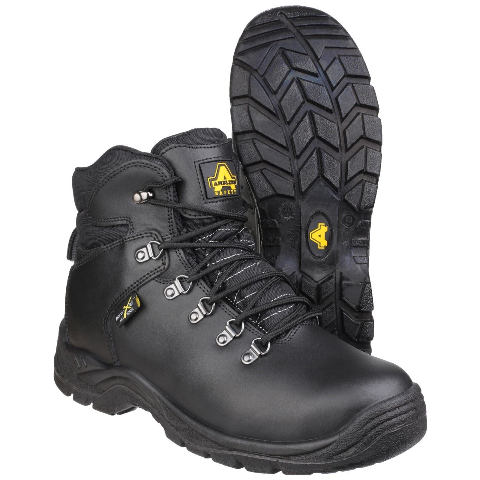 Amblers Safety Bottes De Sécurité En Cuir Noir As335 Moorfoot S3 Action
