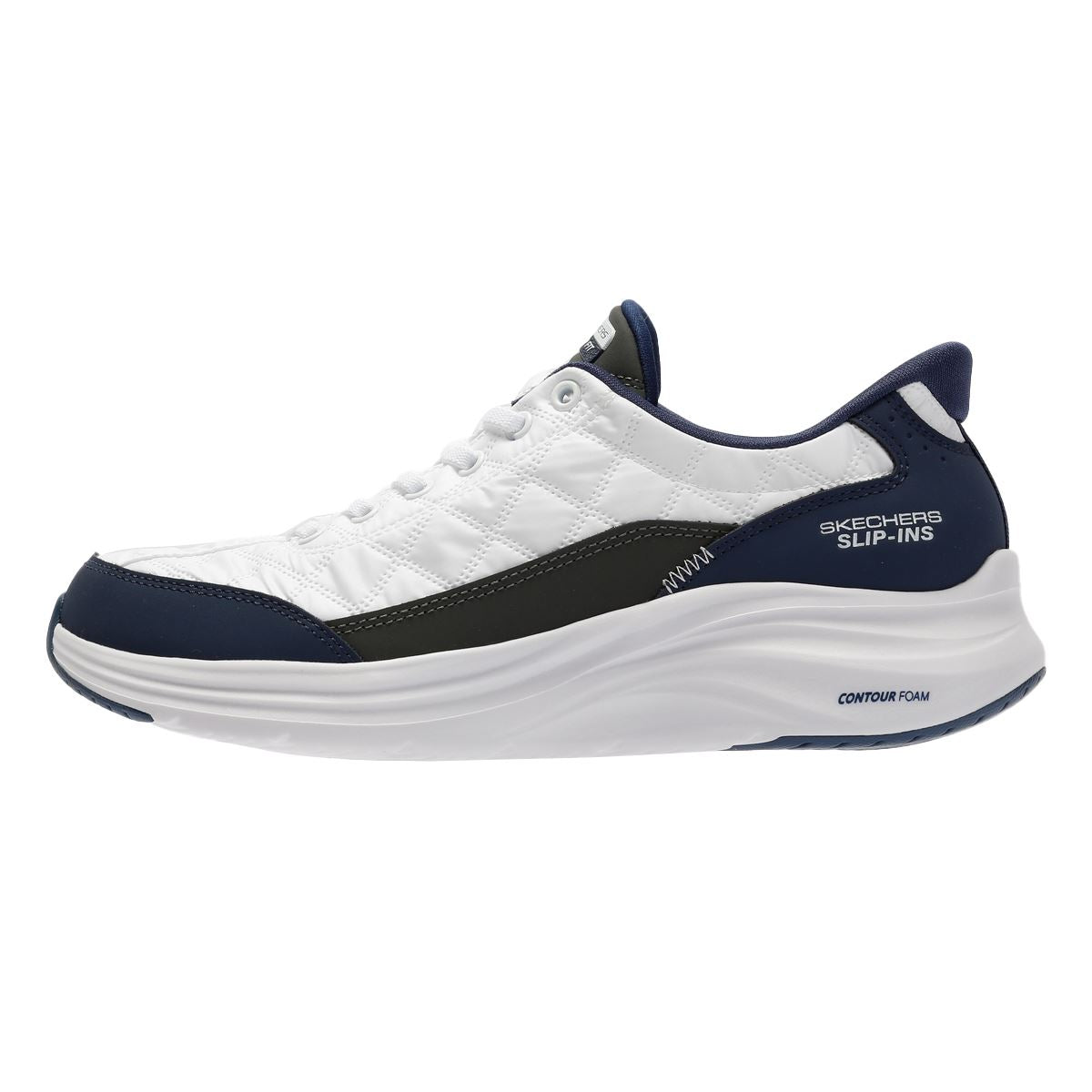 Skechers Slip-Ins Contour Foam Cozy Fit Baskets Blanches Pour Femmes