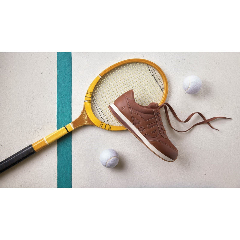 Hush Puppies Seventy8 Chaussures De Sport Cognac Pour Homme En Cuir