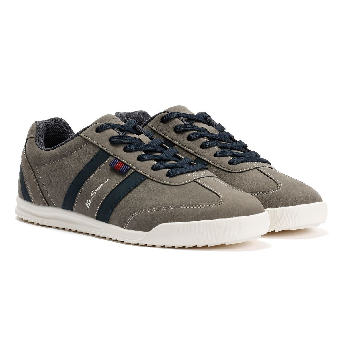 Ben Sherman Keeler Baskets Grises Pour Hommes