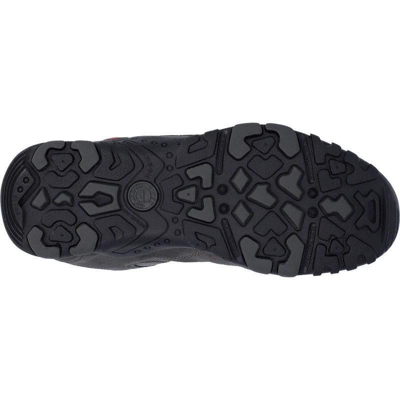 Hi-Tec Quadra II Chaussures De Randonnée Pour Hommes En Suède Gris / Rouge Vif