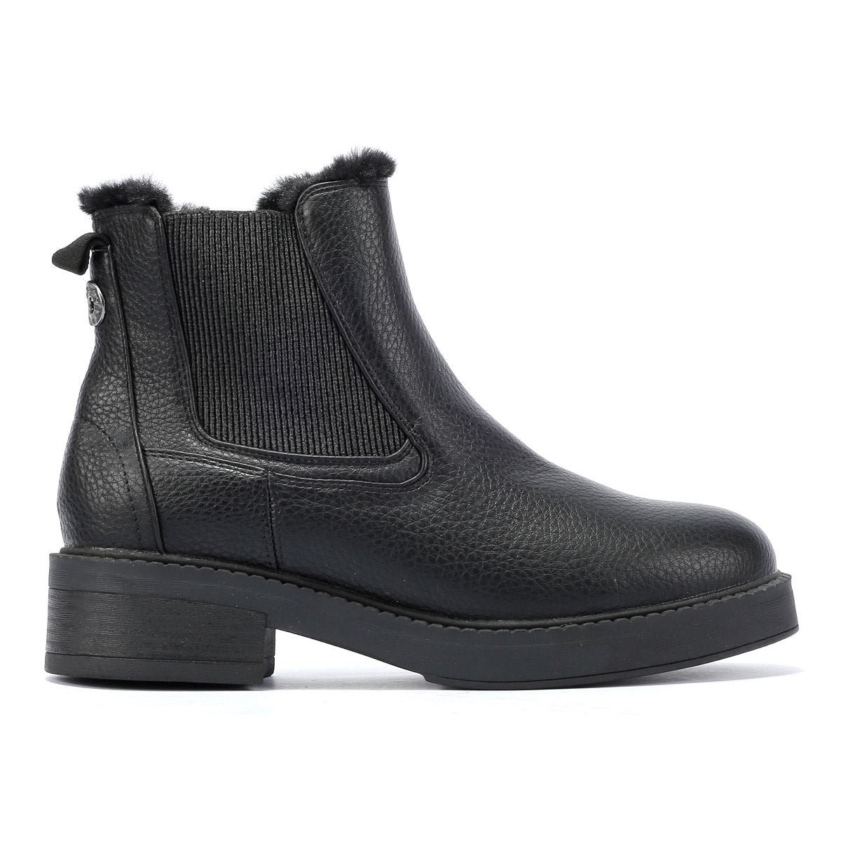 Blowfish Malibu Vera Cozy Bottes noires pour femmes en similicuir.