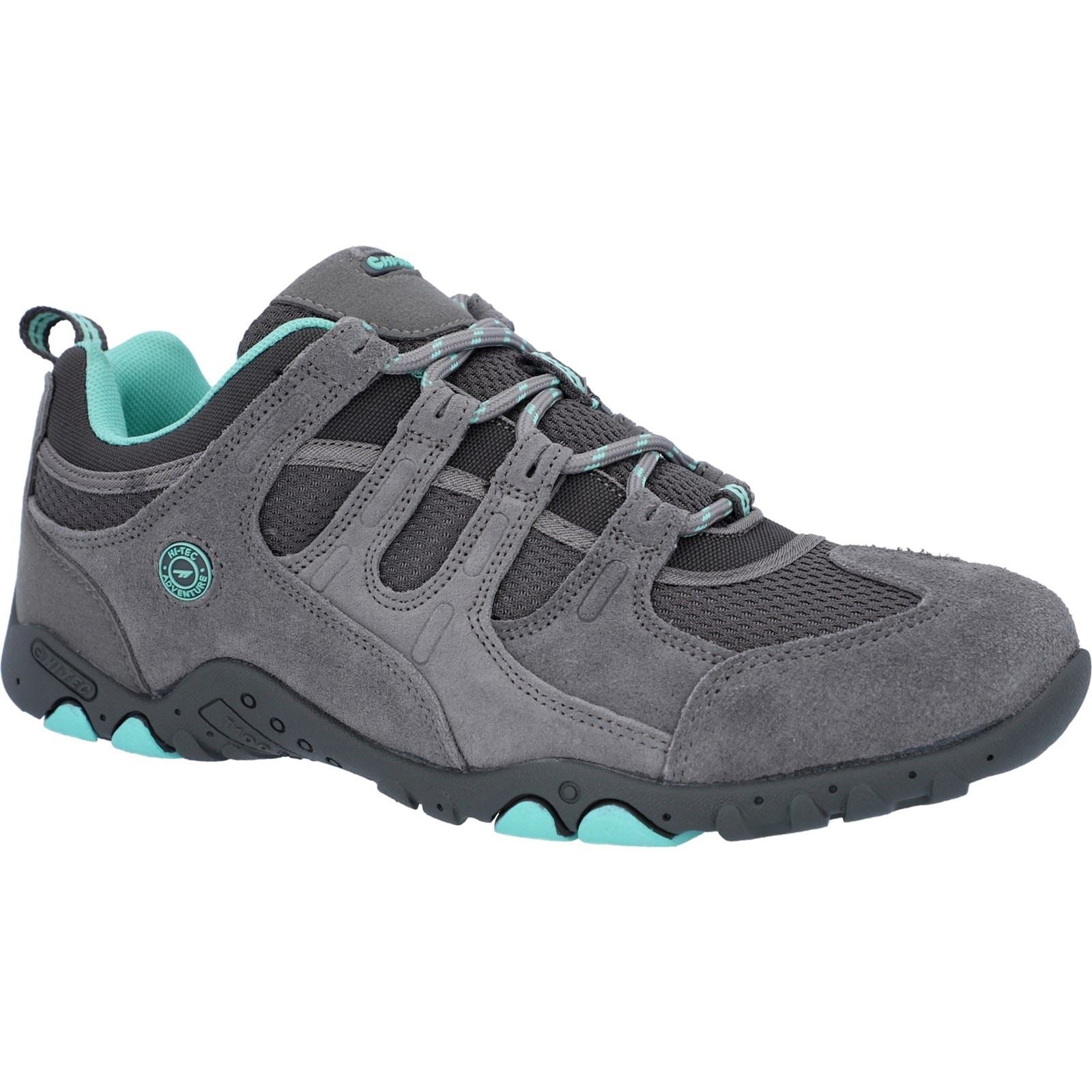 Hi-Tec Quadra II Femmes Suédoises Bottes De Randonnée Gris/menthe