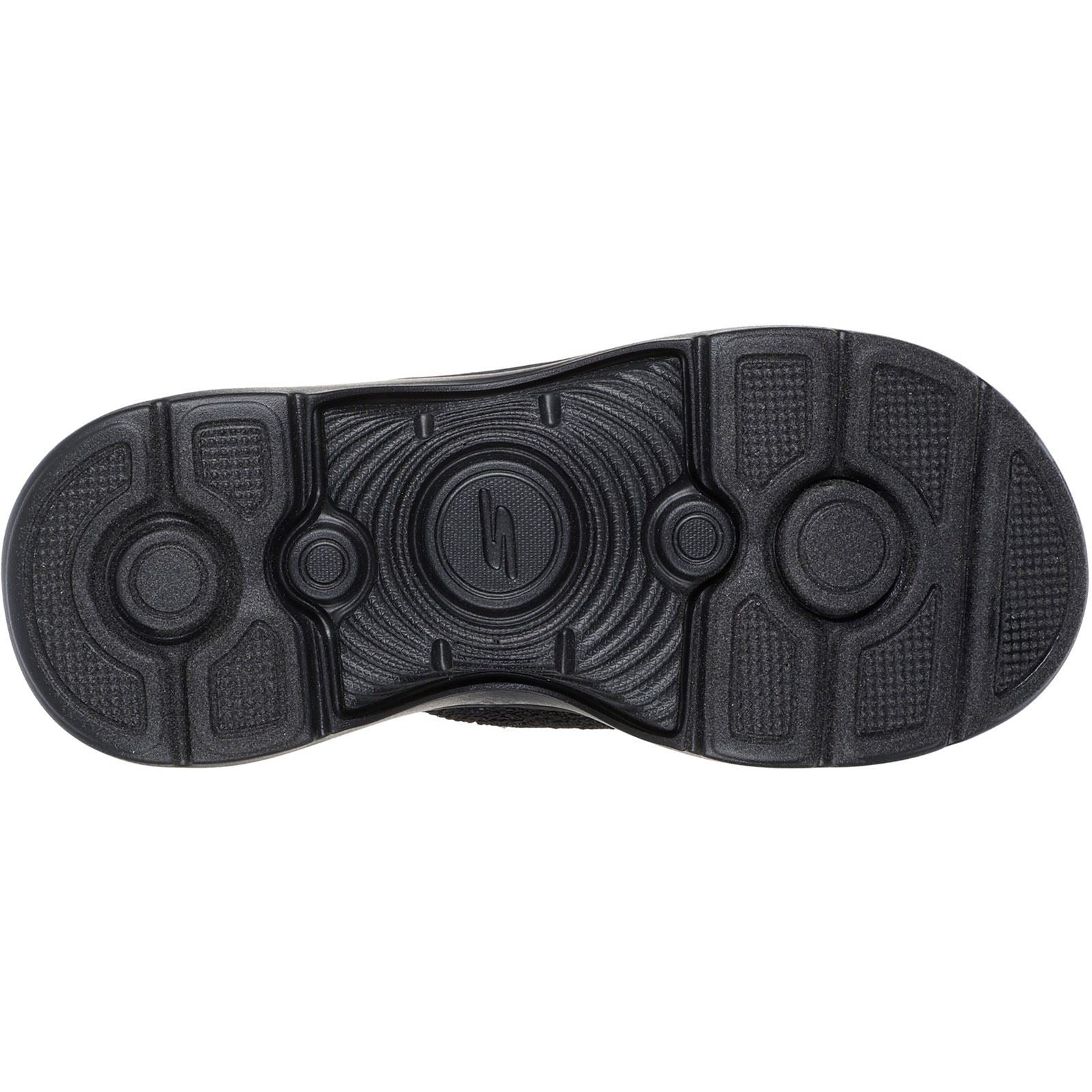 Skechers Go Walk Arch Fit 2.0 Sandales Noires Pour Femmes En Polyester