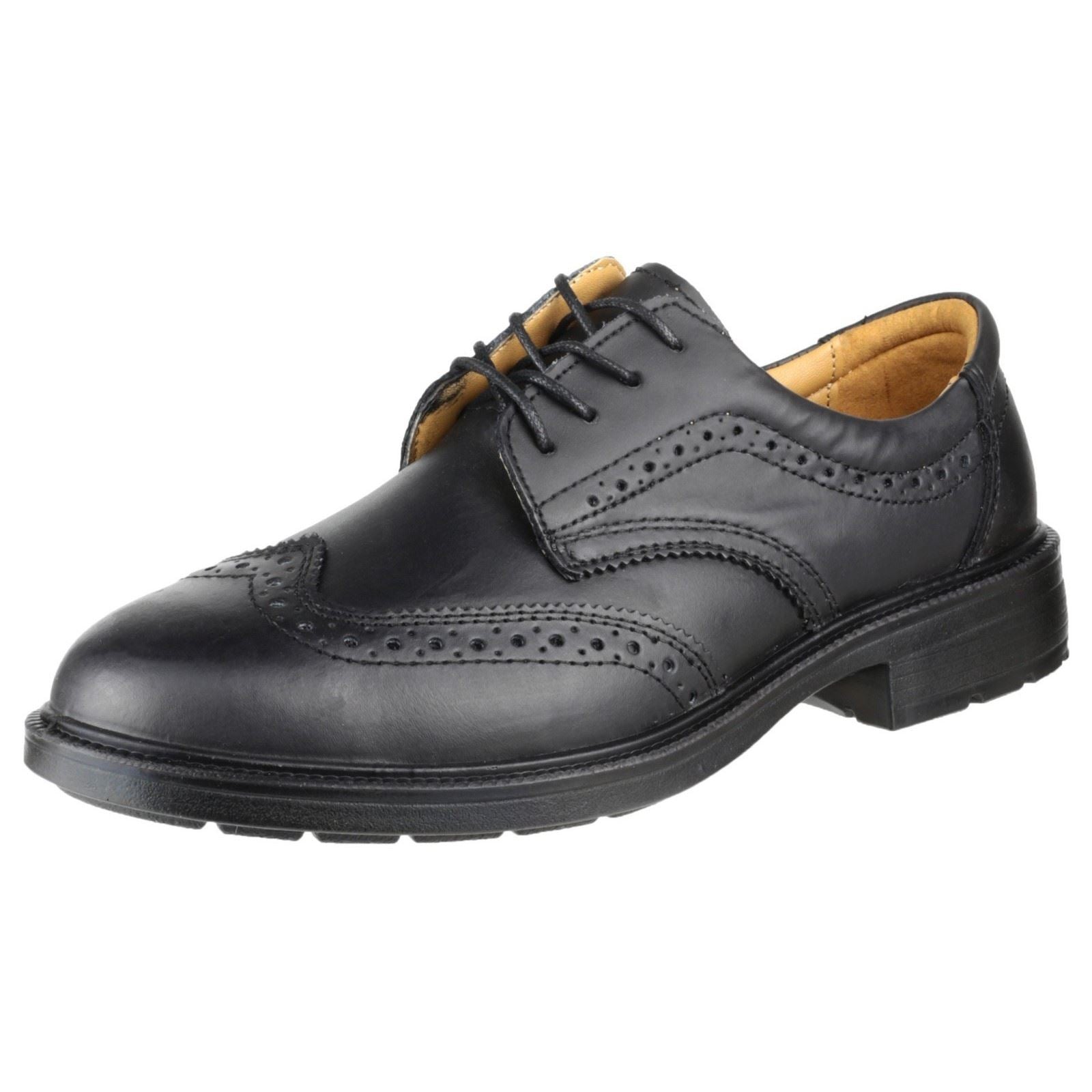 Amblers Safety Chaussures De Sécurité En Cuir Noir Fs44