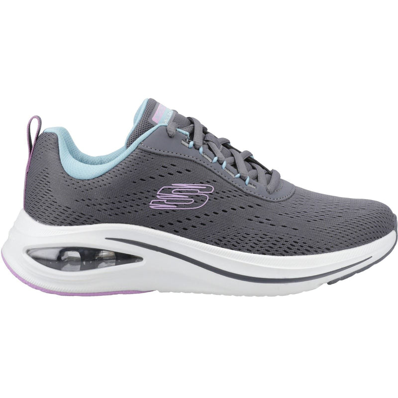 Skechers Skech-Air Meta - Aired Out Baskets Pour Femmes En Toile Multicolore/Charbon