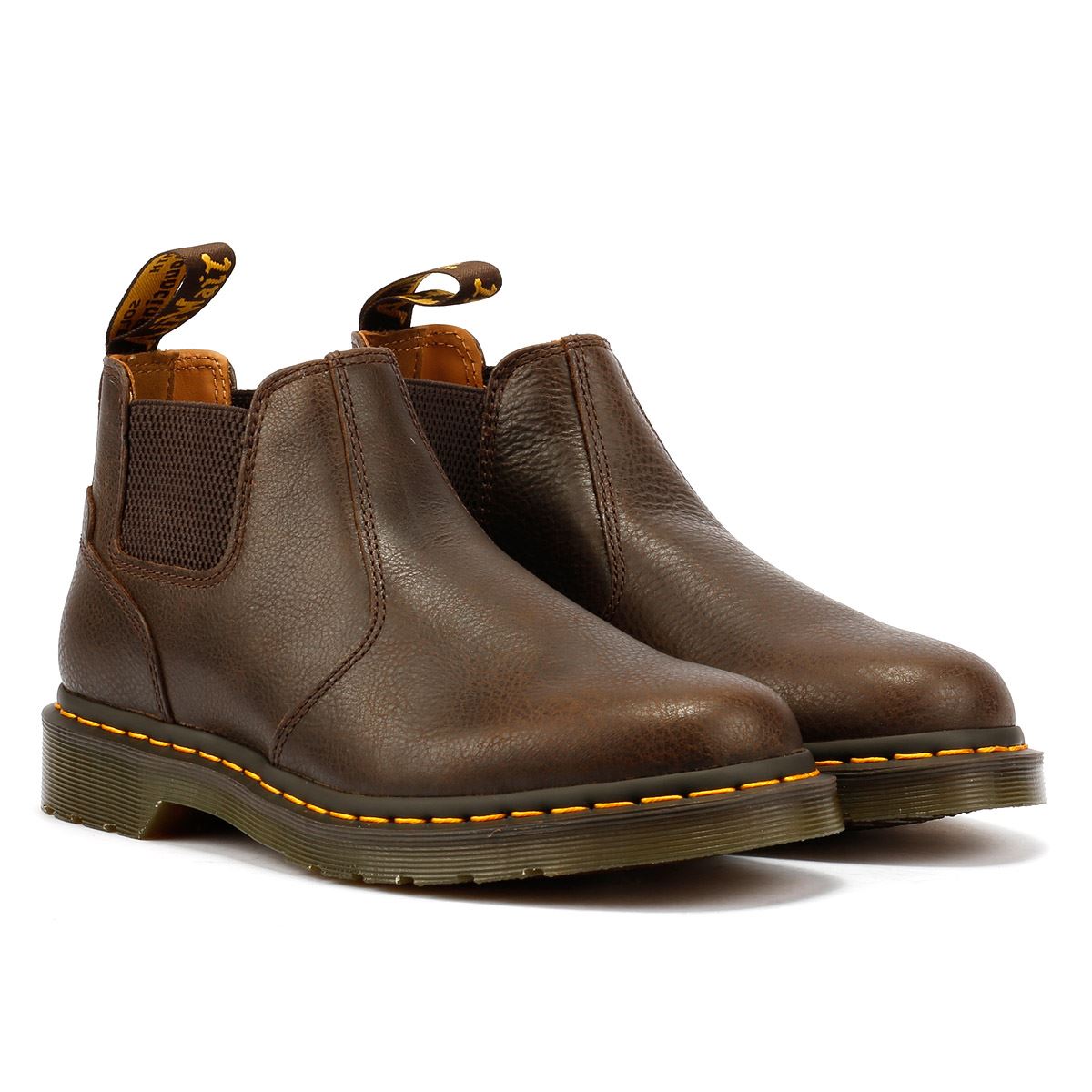 Dr. Martens 2976 Lo AR Rogue Bottes En Cuir Marron