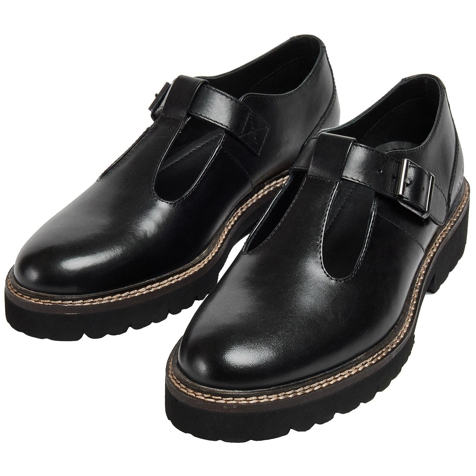Pod Kylee Chaussures Noires En Cuir Pour Femmes