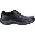 Hush Puppies Derek Chaussures En Cuir Noir À Lacets Pour Hommes