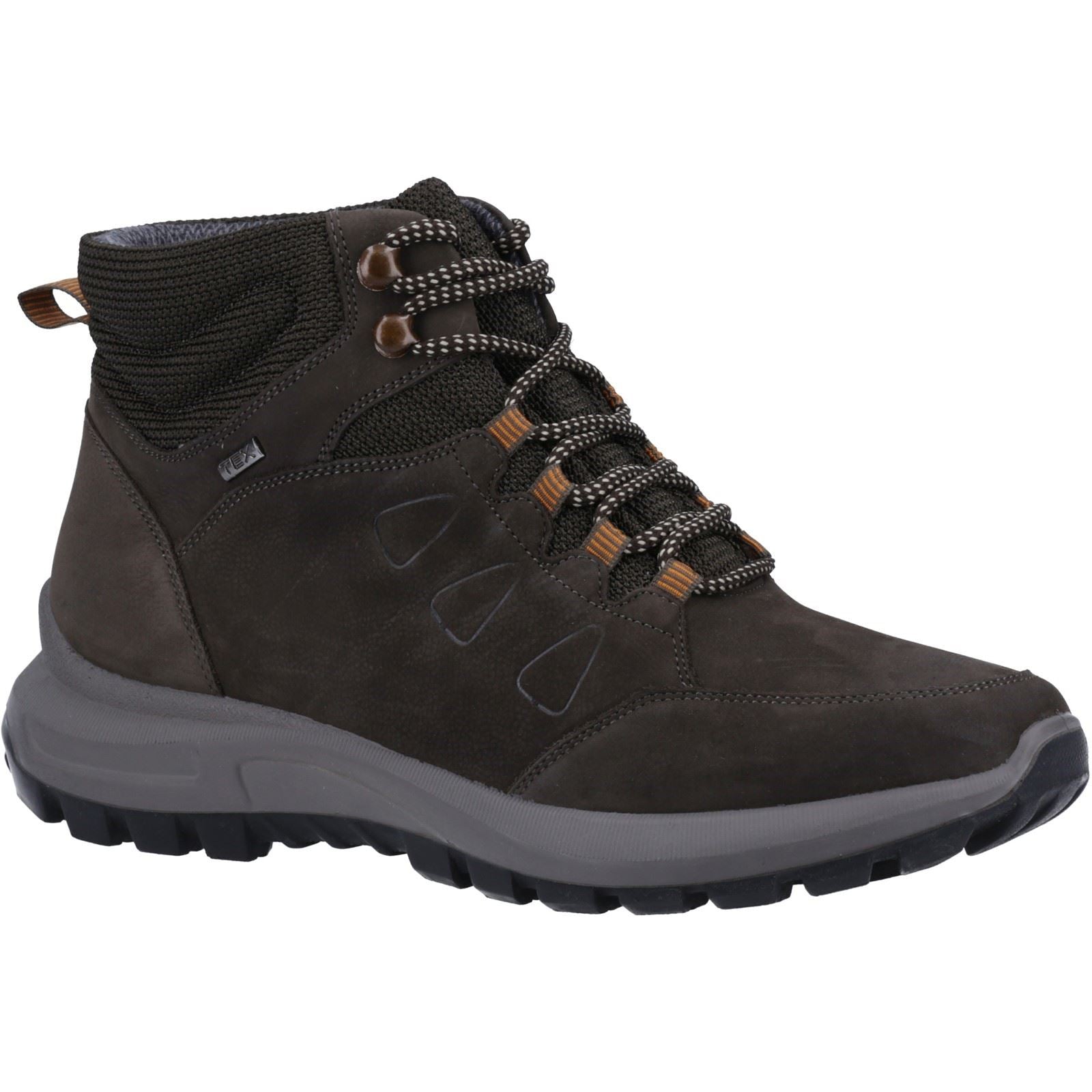 Cotswold Dixton Bottes En Cuir Pour Hommes De Couleur Marron Foncé