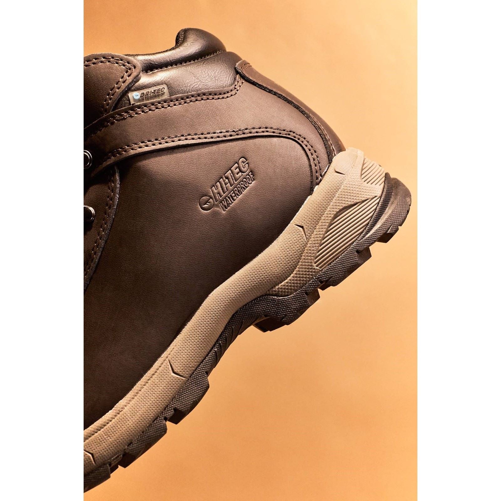 Hi-Tec Eurotrek Lite Waterproof Bottes De Randonnée En Simili Cuir Pour Femme De Couleur Chocolat Foncé