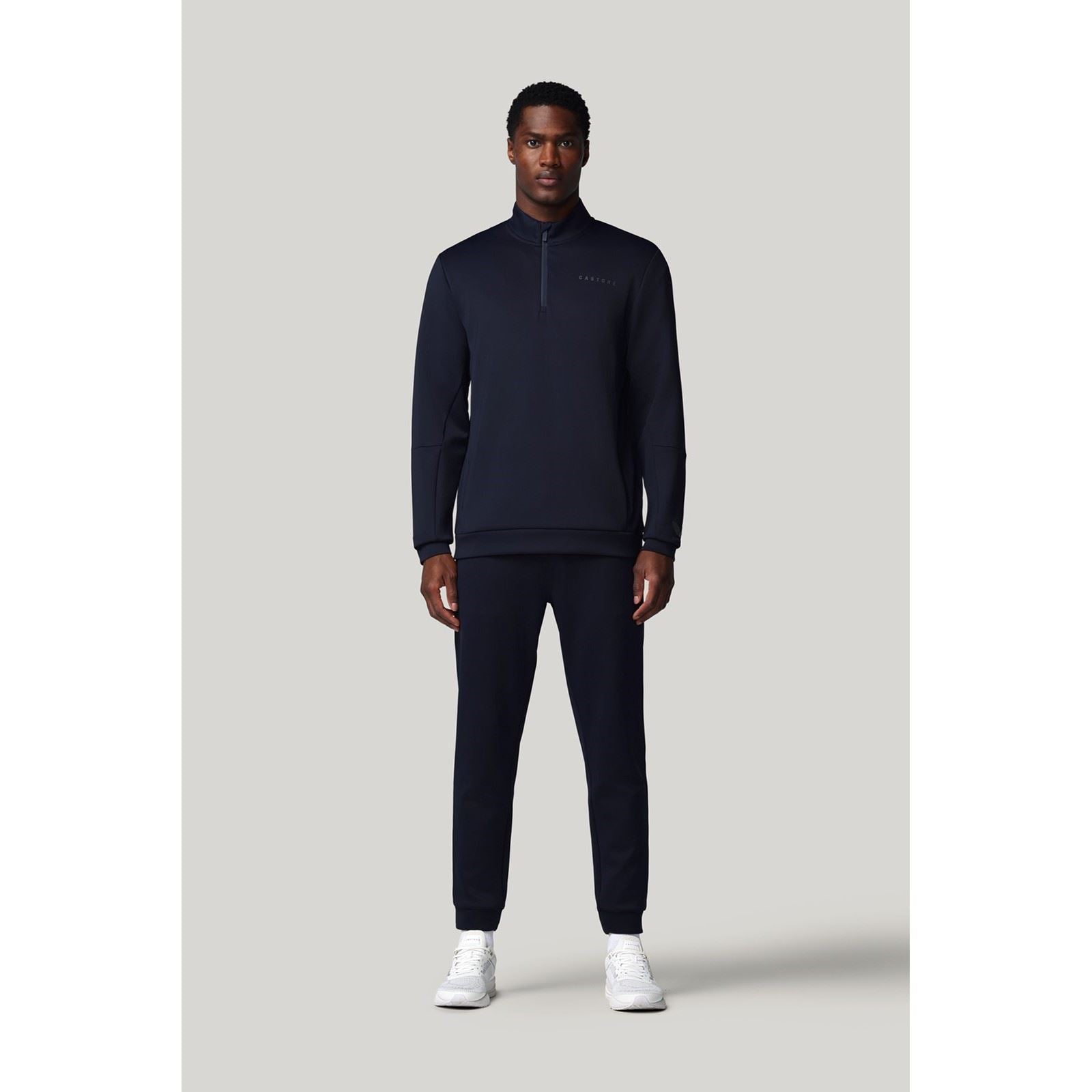Castore Flex 1/4 Zip Sweatshirt Bleu Pour Homme