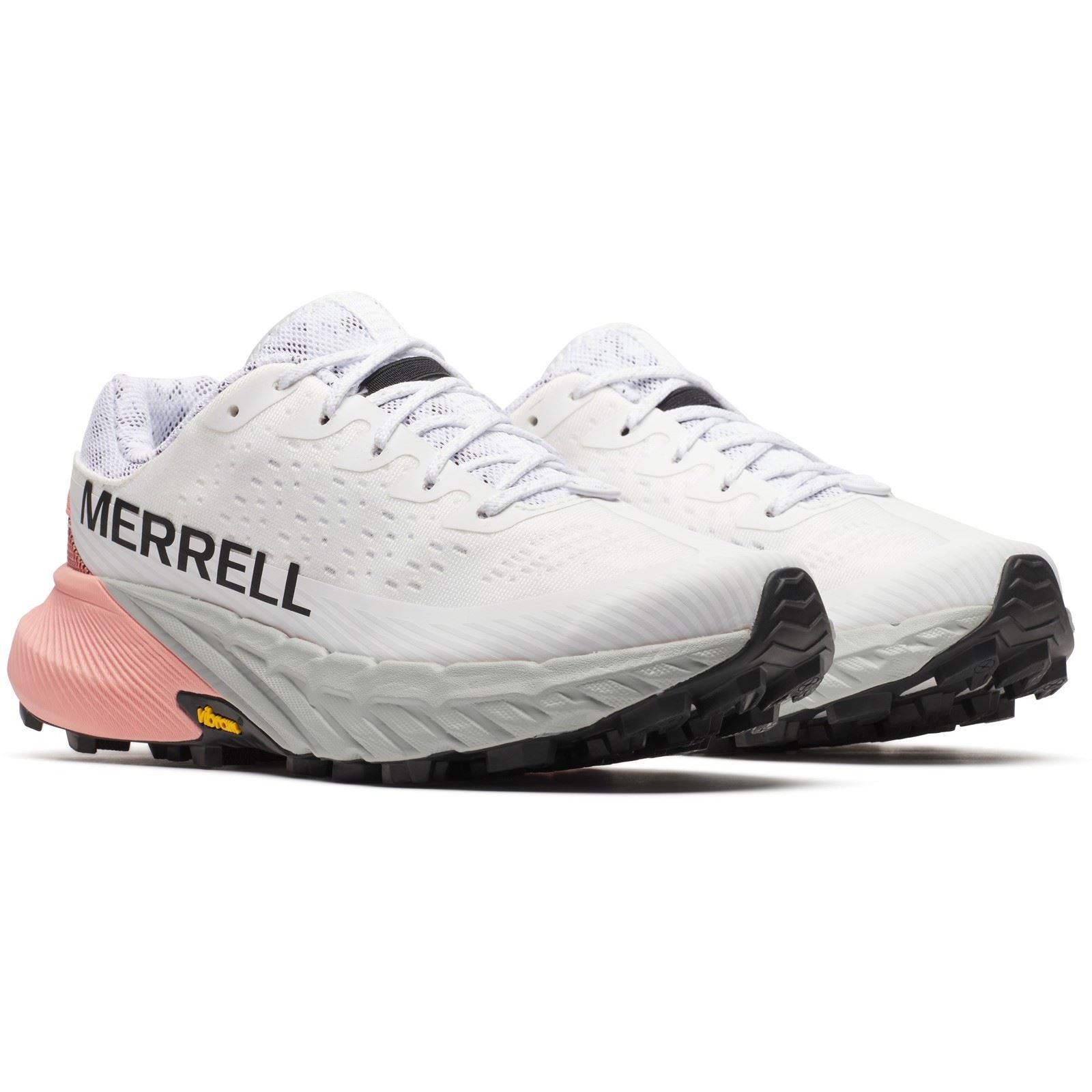 Merrell Agility Peak 5 Bottes De Randonnée Blanc/rose Doux Pour Femme