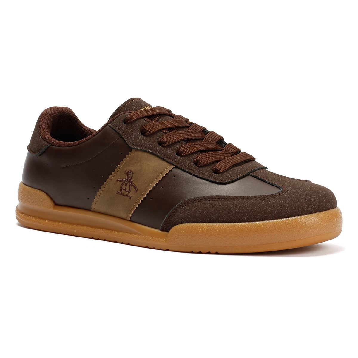 Penguin Giovanni Baskets Brunes Pour Hommes