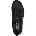 Skechers Glide-Step Head Start Sneakers Noires Pour Femmes En Textile