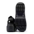 Crocs Stomp Fisherman Sandales Noires Pour Femmes